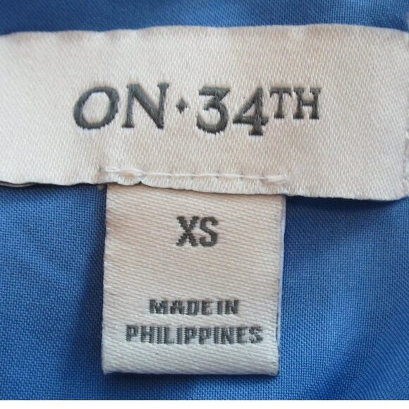 On 34th Women's Polyester Sleeveless Mini Tank Shift Dress, Multi Floral, XS - Picture 3 of 6